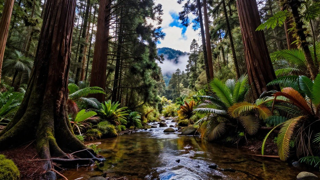 大洋洲蓝山森林超现实主义