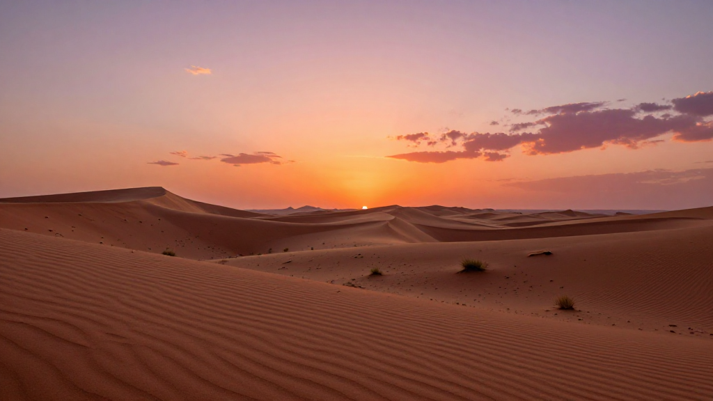 非洲纳米布沙漠沙漠柔和色彩
