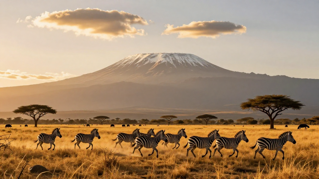 非洲塞伦盖蒂平原超现实主义
