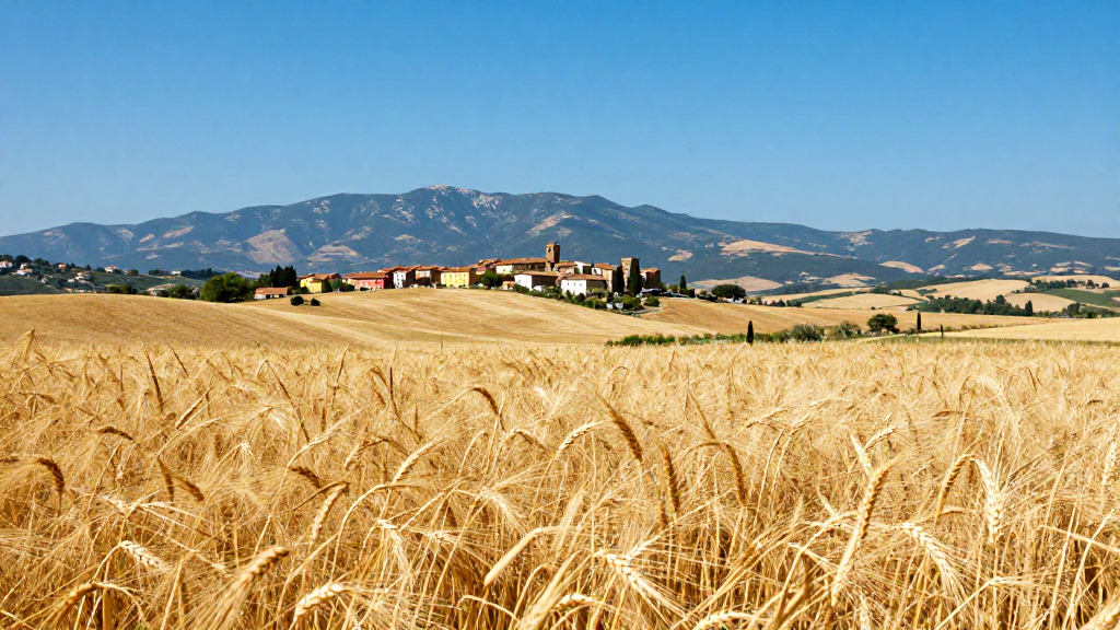 欧洲亚平宁半岛平原高饱和度