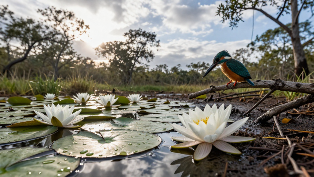 大洋洲卡卡杜湿地微距摄影