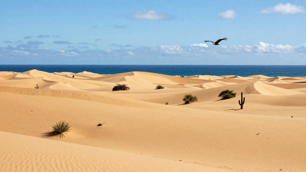 南美洲秘鲁太平洋沿岸沙漠沙漠