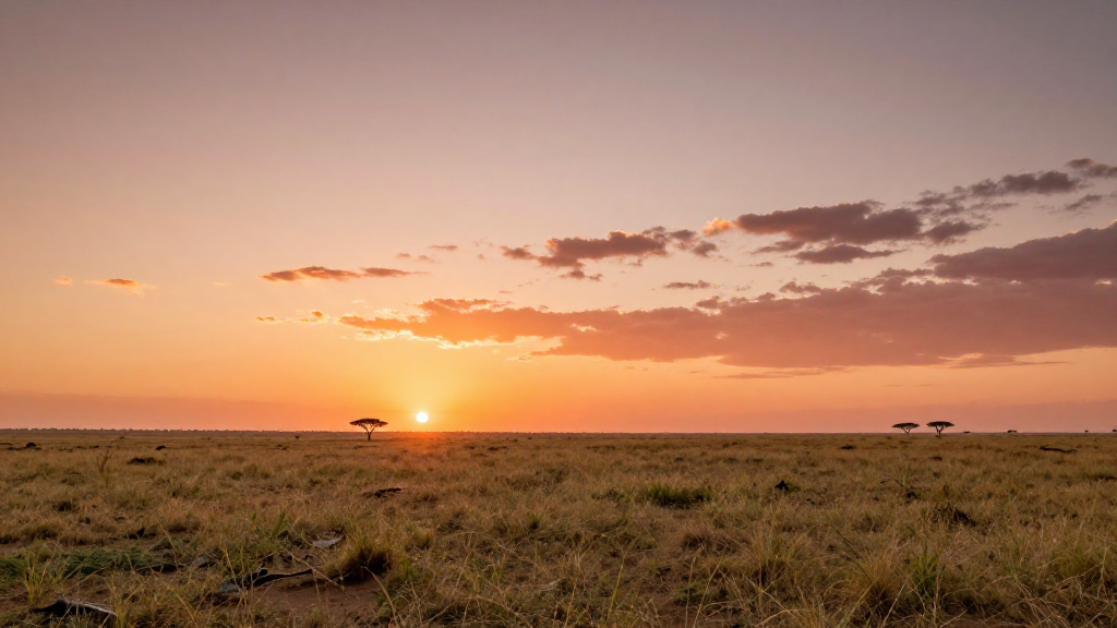 非洲塞内加尔萨赫勒地区平原框架构图