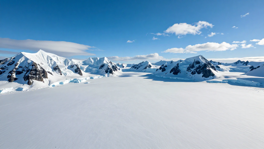 南极洲南极高原高原航拍