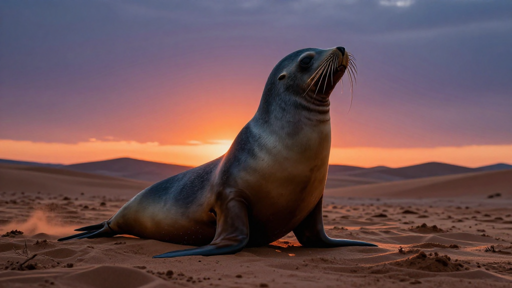 大洋洲西澳大利亚沙漠沙漠澳洲海狮