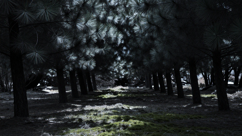 亚洲西伯利亚森林质感表现