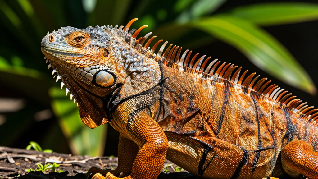 大洋洲斐济群岛岛屿热带斐济鬣蜥