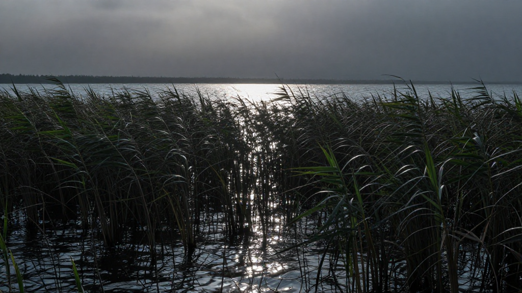 非洲维多利亚湖湿地暗沉色调