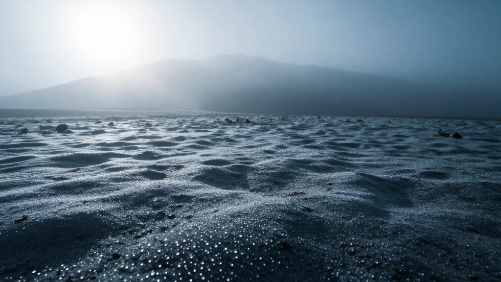南美洲秘鲁安第斯山脉高原露水景观