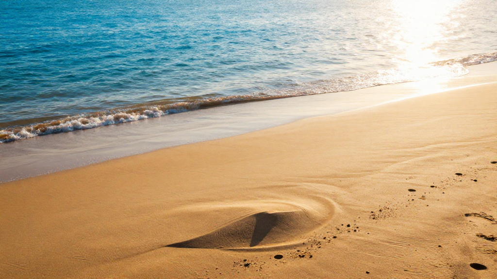 亚洲海南三亚沙滩东方意境