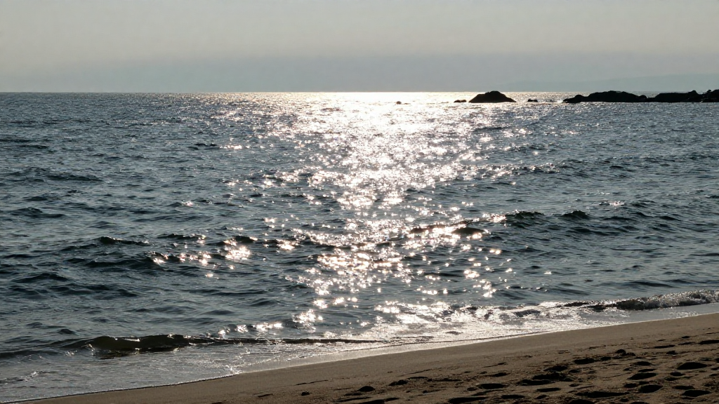 欧洲波罗的海沿岸海岸广角镜头