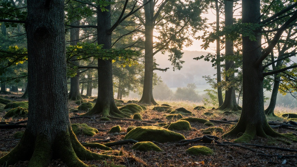 北美洲内华达山脉森林禅意美学