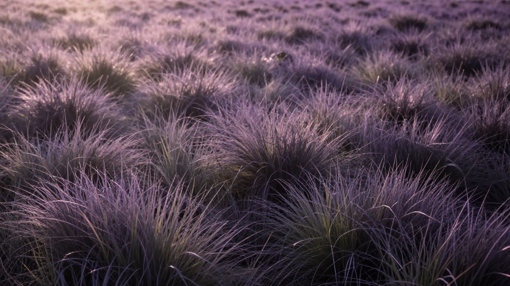 非洲塞内加尔萨赫勒地区草原紫色调