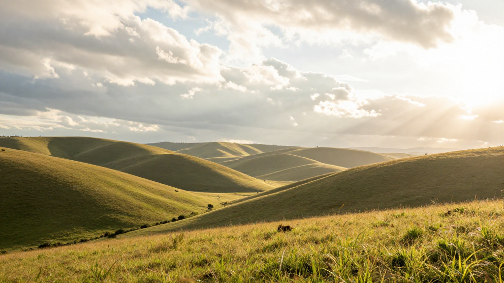 南美洲巴西高原高原清新色调