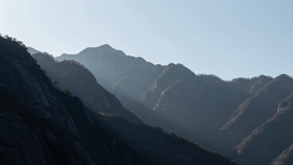 大洋洲蓝山山脉单色调