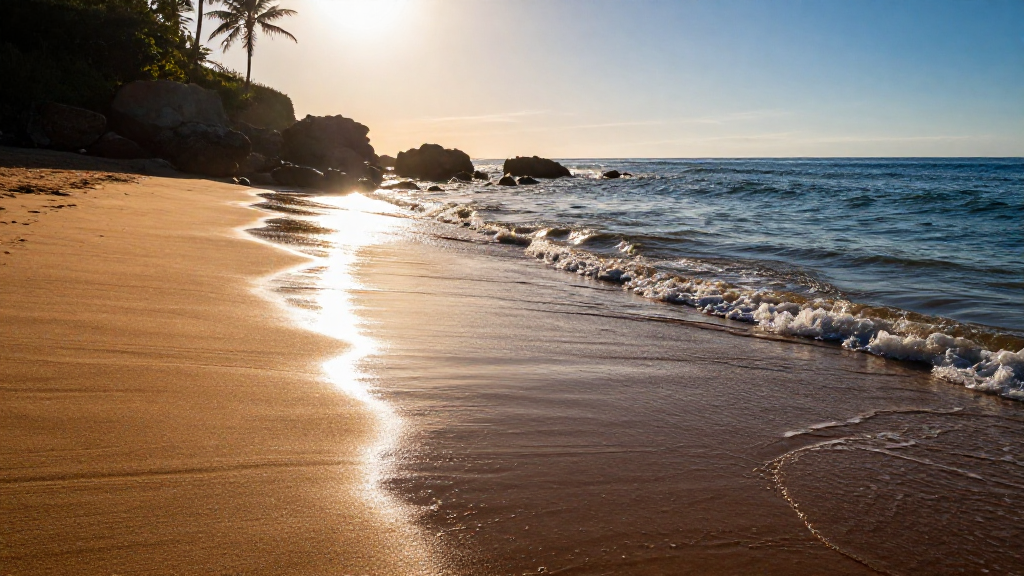 亚洲海南三亚海岸透视效果