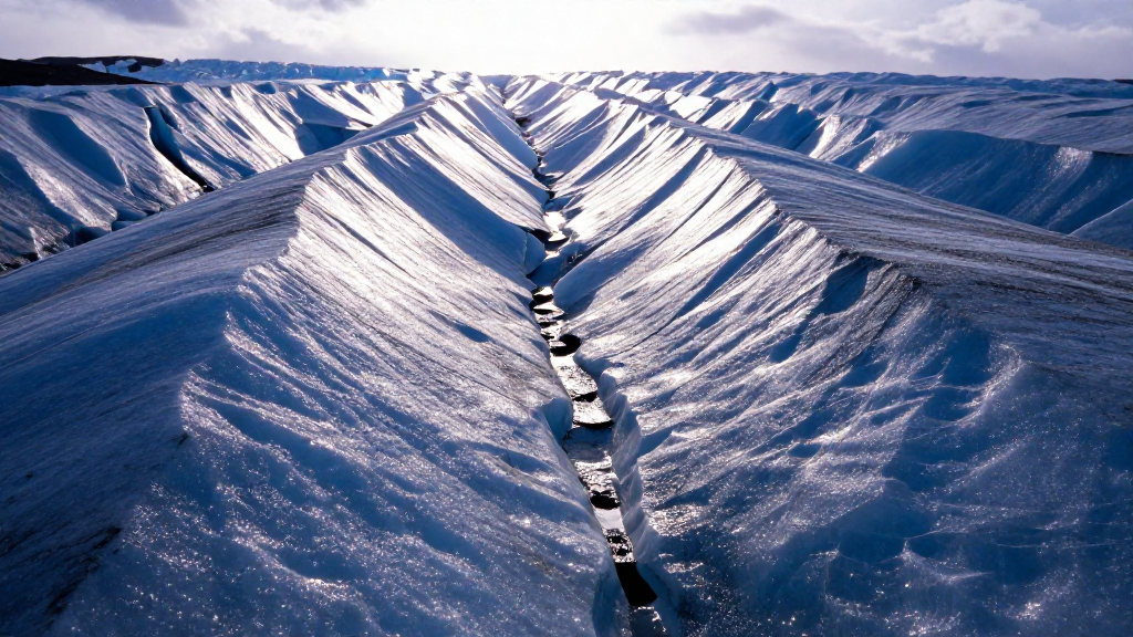 南美洲巴塔哥尼亚冰川初冬景观