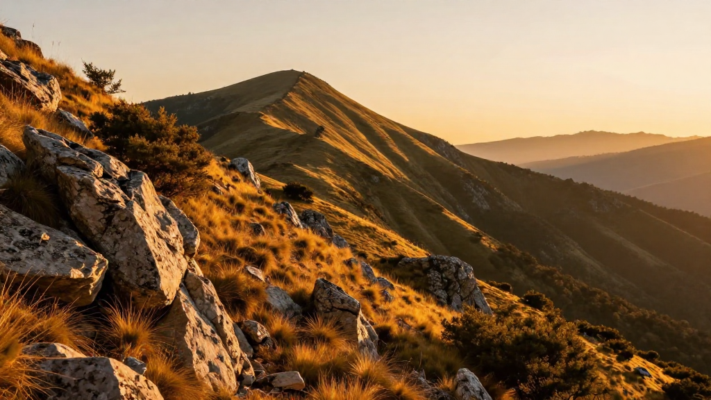 北美洲新英格兰地区丘陵金色调