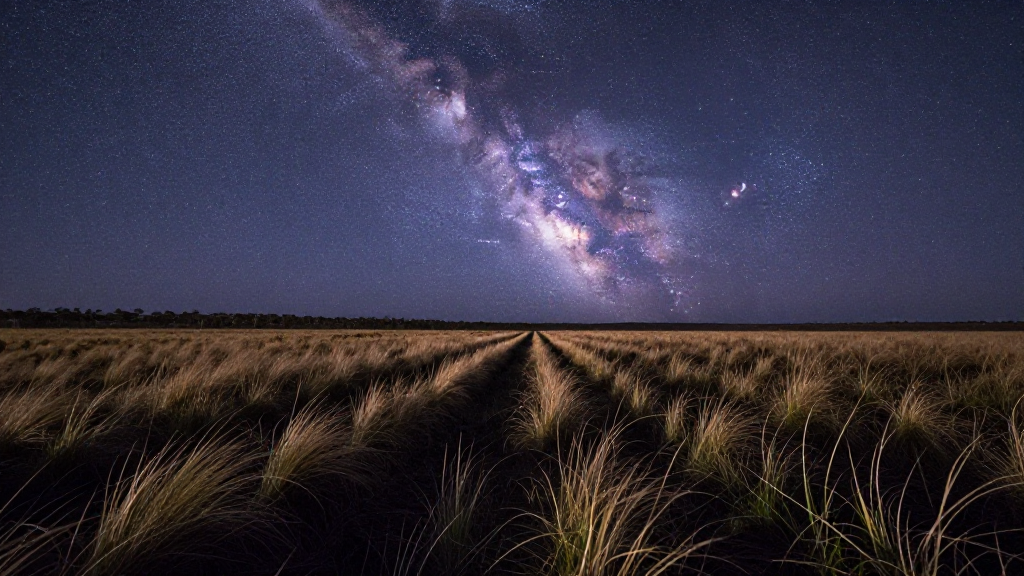 大洋洲新南威尔士州平原银河摄影