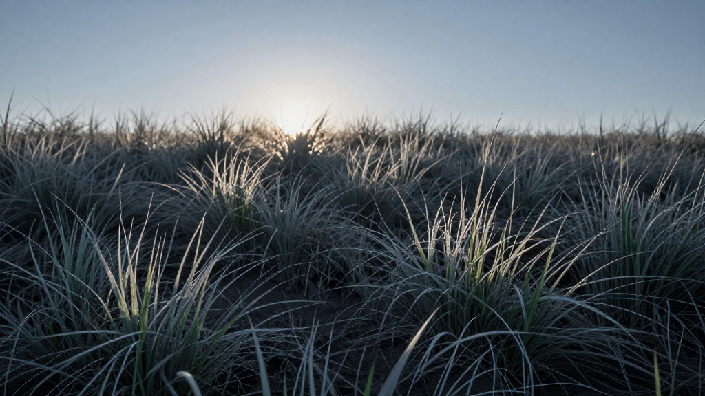 非洲博茨瓦纳奥卡万戈草原冷色调