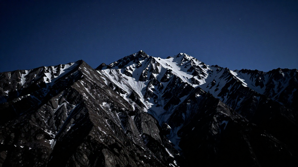 大洋洲塔斯马尼亚摇篮山山脉子夜景象