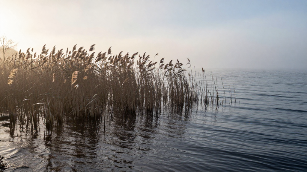 欧洲波罗的海沿岸湿地线条美学