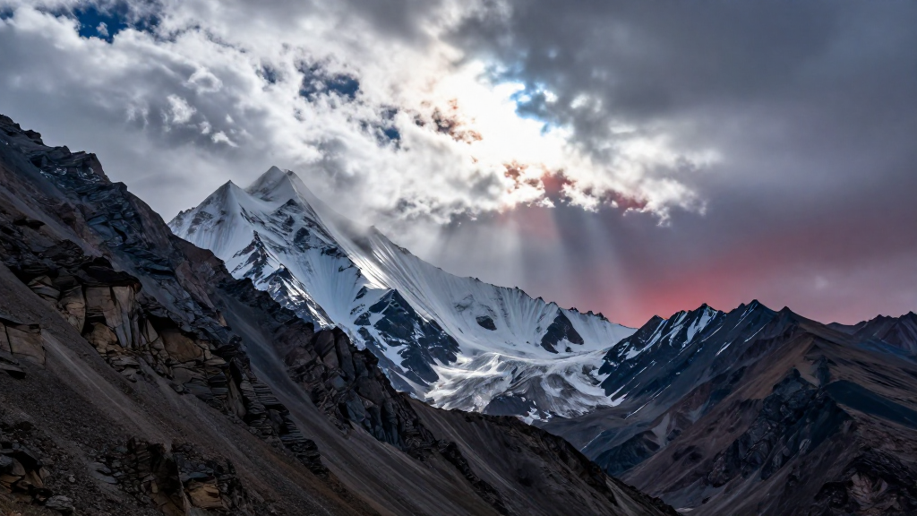 南美洲安第斯山脉高原飑锋景观