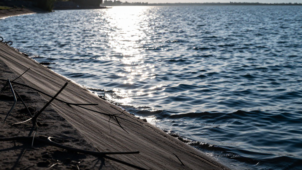 非洲乍得湖湖泊人工美