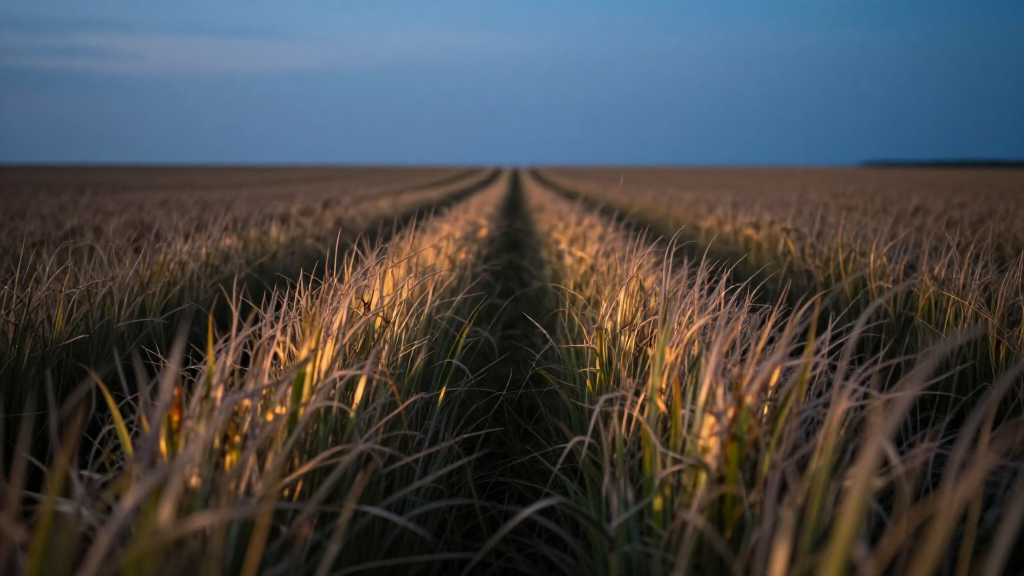 北美洲大平原草原晚春景观