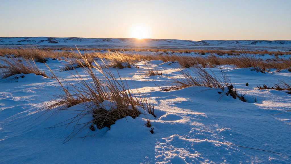 北美洲阿拉斯加苔原禅意美学
