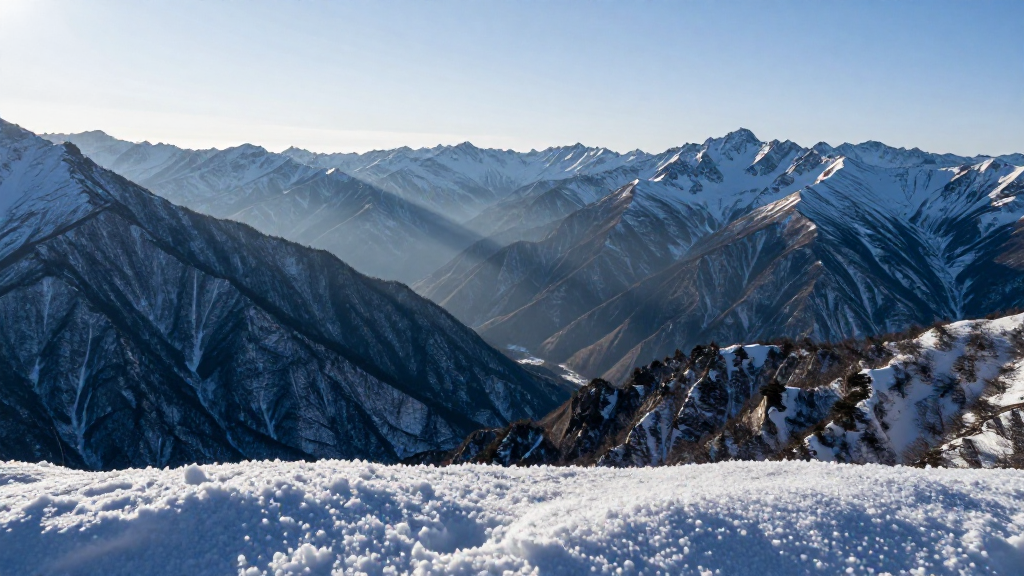 大洋洲塔斯马尼亚摇篮山山脉霰景观