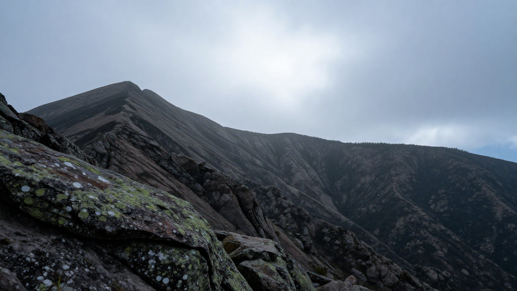 北美洲奥林匹克山脉阴天景观