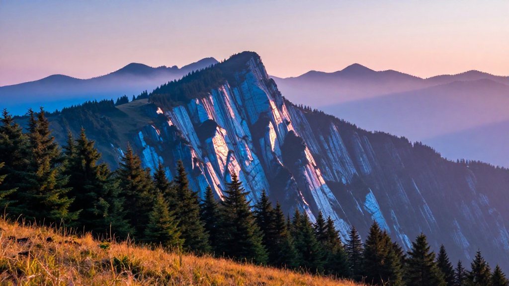 大洋洲蓝山山脉对比色