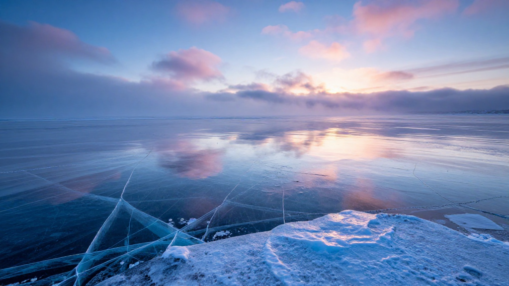 南美洲巴塔哥尼亚冰川海市蜃楼景观