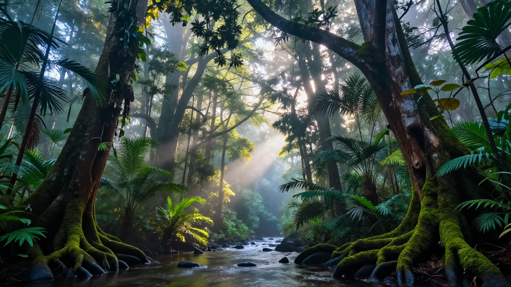 大洋洲北领地森林航拍
