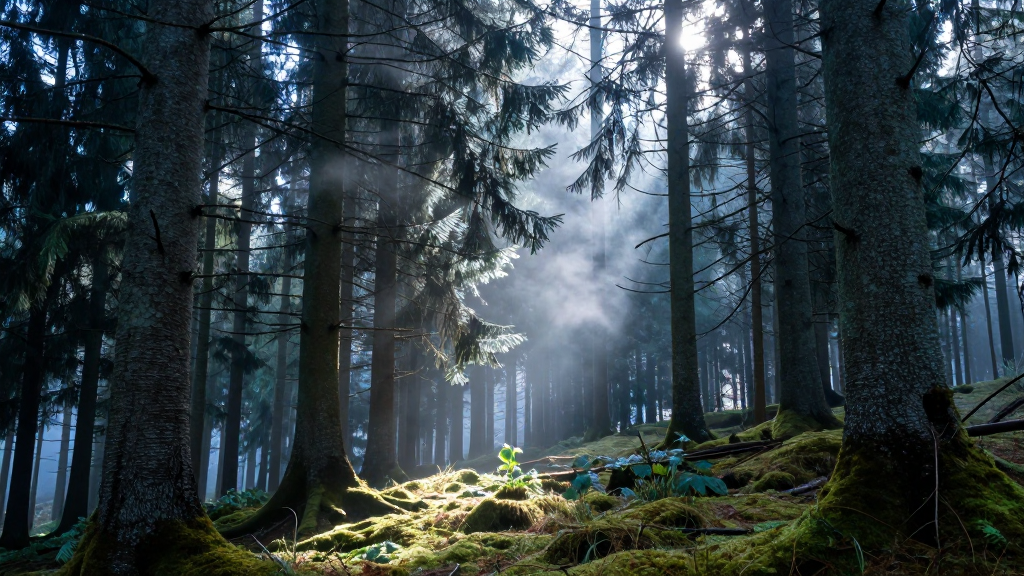 欧洲捷克波希米亚森林森林淡水冷杉