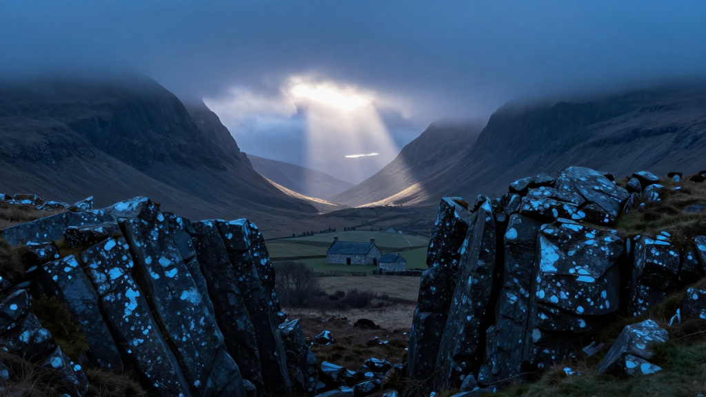 欧洲苏格兰高地山脉超现实主义
