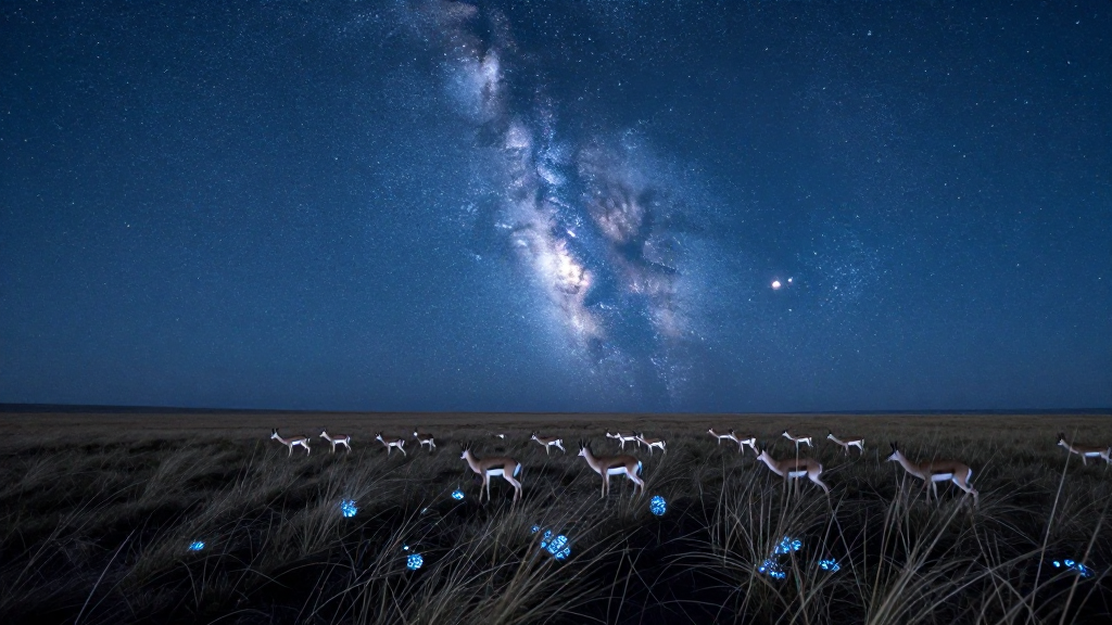 非洲马赛马拉草原子时景象