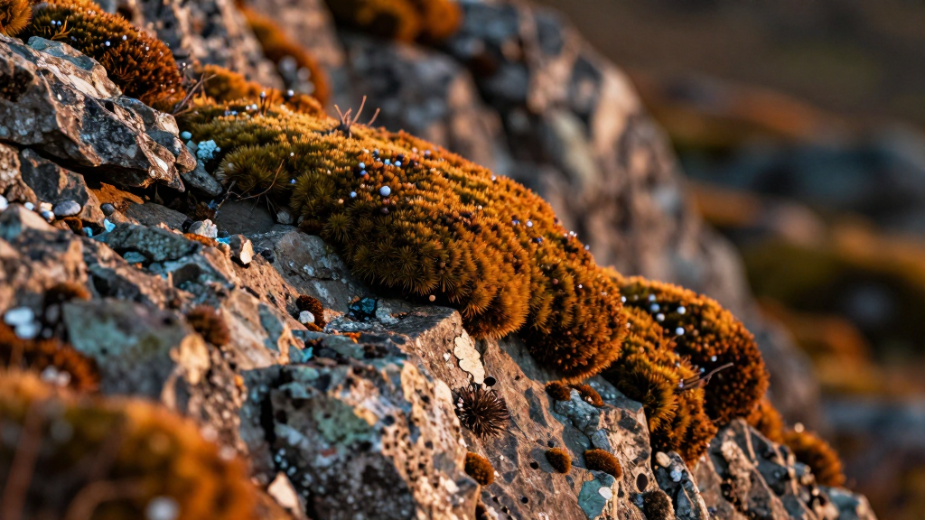 欧洲苏格兰高地山脉微距摄影
